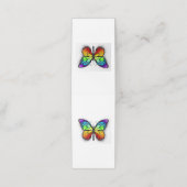 Rainbow-Schmetterling Monarch Terminkarte (Außenseite Aufgefaltet)