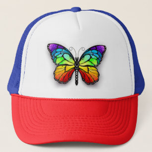 Rainbow-Schmetterling Monarch Truckerkappe