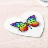 Rainbow-Schmetterling Monarch Untersetzer (angewinkelt)