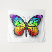 Rainbow-Schmetterling Monarch Wandteppich (Vorderseite (Horizontal))