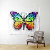 Rainbow-Schmetterling Monarch Wandteppich (Beispiel (Horizontal))