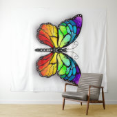 Rainbow-Schmetterling Monarch Wandteppich (Beispiel (Horizontal))