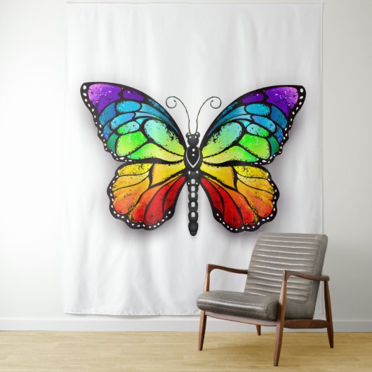 Rainbow-Schmetterling Monarch Wandteppich (Beispiel)