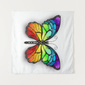 Rainbow-Schmetterling Monarch Wandteppich (Vorderseite (Horizontal))