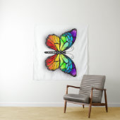 Rainbow-Schmetterling Monarch Wandteppich (Beispiel (Horizontal))