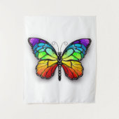 Rainbow-Schmetterling Monarch Wandteppich (Vorderseite)