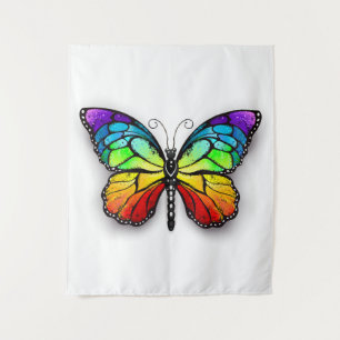 Rainbow-Schmetterling Monarch Wandteppich