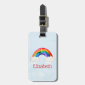 Rainbow School Sport Gepäcktasche Tag Gepäckanhänger (Vorderseite vertikal)
