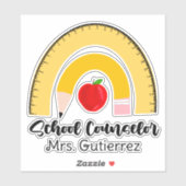 Rainbow School versorgt Schulberater Aufkleber (Blatt)