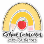 Rainbow School versorgt Schulberater Aufkleber (Vorderseite)