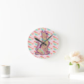 Rainbow Scooby-Doo Runde Wanduhr (Zuhause)
