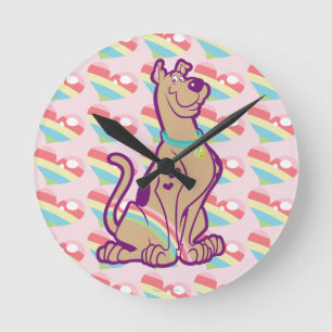 Rainbow Scooby-Doo Runde Wanduhr