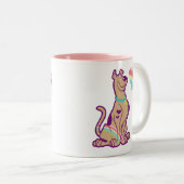 Rainbow Scooby-Doo Zweifarbige Tasse (VorderseiteRechts)