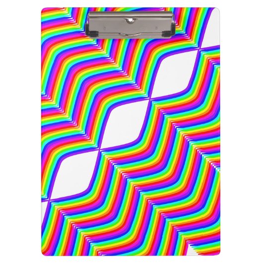 Rainbow Scope Clipboard Klemmbrett (Vorderseite)