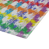Rainbow Scratch Cutting Board Schneidebrett (Ecke)