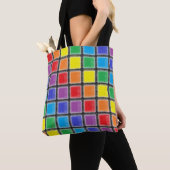 Rainbow Scratched Squares Tasche (Von Nahem)