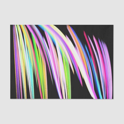 Rainbow Scribble Seidenpapier (Vorderseite)
