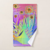 Rainbow Scribbloms Badhandtuch Set (Handtuch)