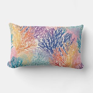 Rainbow Sea Fan Garden - Throw Kissen