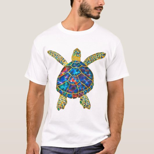 Rainbow Sea Turtle Copy T-Shirt (Vorderseite)