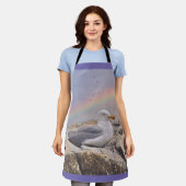 Rainbow Seagull Schürze (Getragen)
