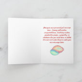 Rainbow Seashell Card Karte (Innenseite)