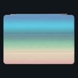 Rainbow Seashore Beach in Gradient Stripes iPad Pro Cover<br><div class="desc">Regenbogen nur für Spaß in beruhigenden Tönen von Seashore und Ocean in Gradient Stripes. Pacific Blue, Caribbean Turquoise, Stormy Seas Aquamarin, Sea Foam Green, Sandy Beach Beige und Seashell Pink geben dem Gast den Eindruck, am Strand zu wohnen. Gutes Geschenk für sich selbst, Mann, Ehefrau, Bruder, Schwester, Sohn oder Tochter....</div>