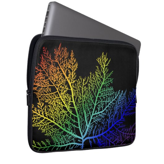 Rainbow Seaweed Pride Electronics Bag Laptopschutzhülle (Vorne Rechts)