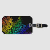 Rainbow Seaweed Pride Gepäckmarke Gepäckanhänger (Vorderseite (Horizontal))