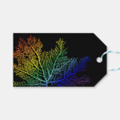 Rainbow Seaweed Pride Geschenkmarke Geschenkanhänger (Vorderseite (Horizontal))