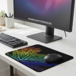 Rainbow Seaweed Pride Mouse Pad Mousepad