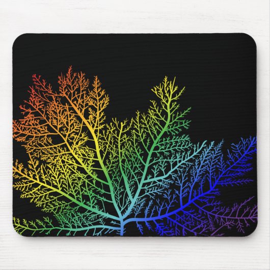 Rainbow Seaweed Pride Mouse Pad Mousepad (Vorne)