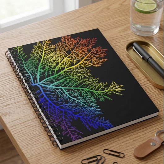 Rainbow Seaweed Pride Spiral Notebook Notizblock