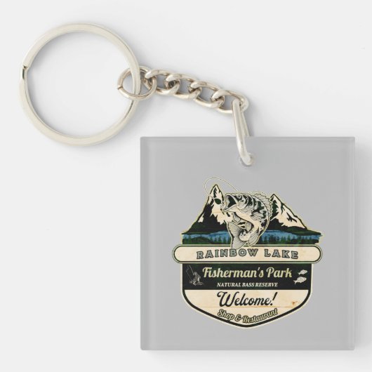 RAINBOW-SEE FISCHERMANNPARK - FISCHEREI SCHLÜSSELANHÄNGER (Vorderseite)