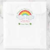 Rainbow Seeds St. Patrick's Day Custom Aufkleber (Tasche)