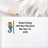 Rainbow-Seepferd-Rücksendeadresse (Insitu)