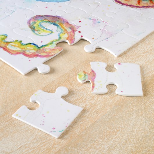 Rainbow-Seepferde 3 Puzzle (Seite)