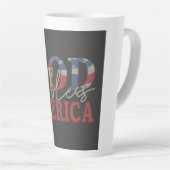 "Rainbow Segen: God Bless America Cup" Milchtasse (Rechte Ecke)
