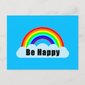 RAINBOW - Sei glücklich Postkarte (Vorderseite)