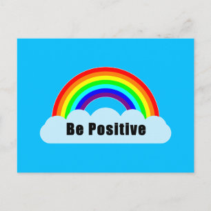 RAINBOW - Sei positiv Postkarte