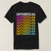 Rainbow Sequential T-Shirt (Design vorne)