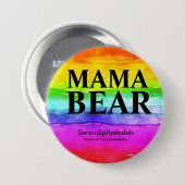 Rainbow Serendipitydoda Button (Vorne & Hinten)