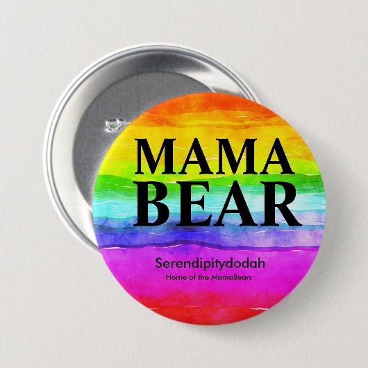 Rainbow Serendipitydoda Button (Vorne & Hinten)