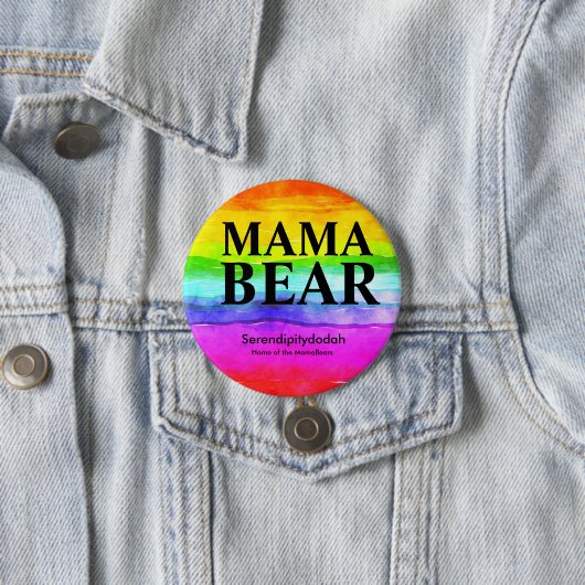Rainbow Serendipitydoda Button (Beispiel)
