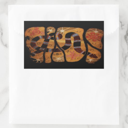 Rainbow Serpent Dreaming Stickers (Tasche)