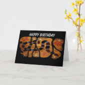 Rainbow Serpete Birthday Card Karte (Gelbe Blume)