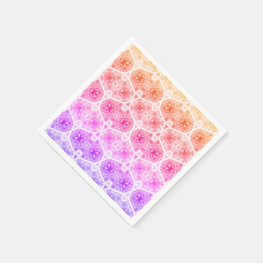 Rainbow Serviette (Ecke)