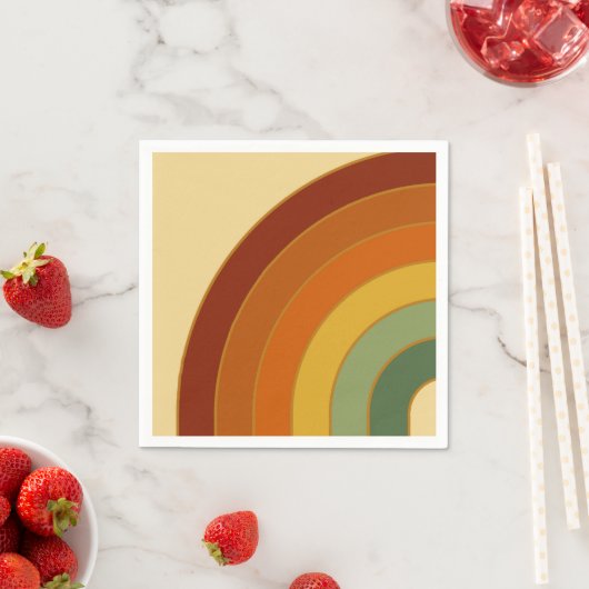 Rainbow Serviette (Beispiel)