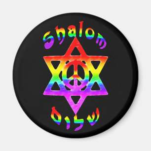 Rainbow Shalom Magnete Magnet