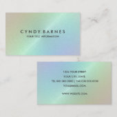 Rainbow Sheen Business Card Visitenkarte (Vorne/Hinten)